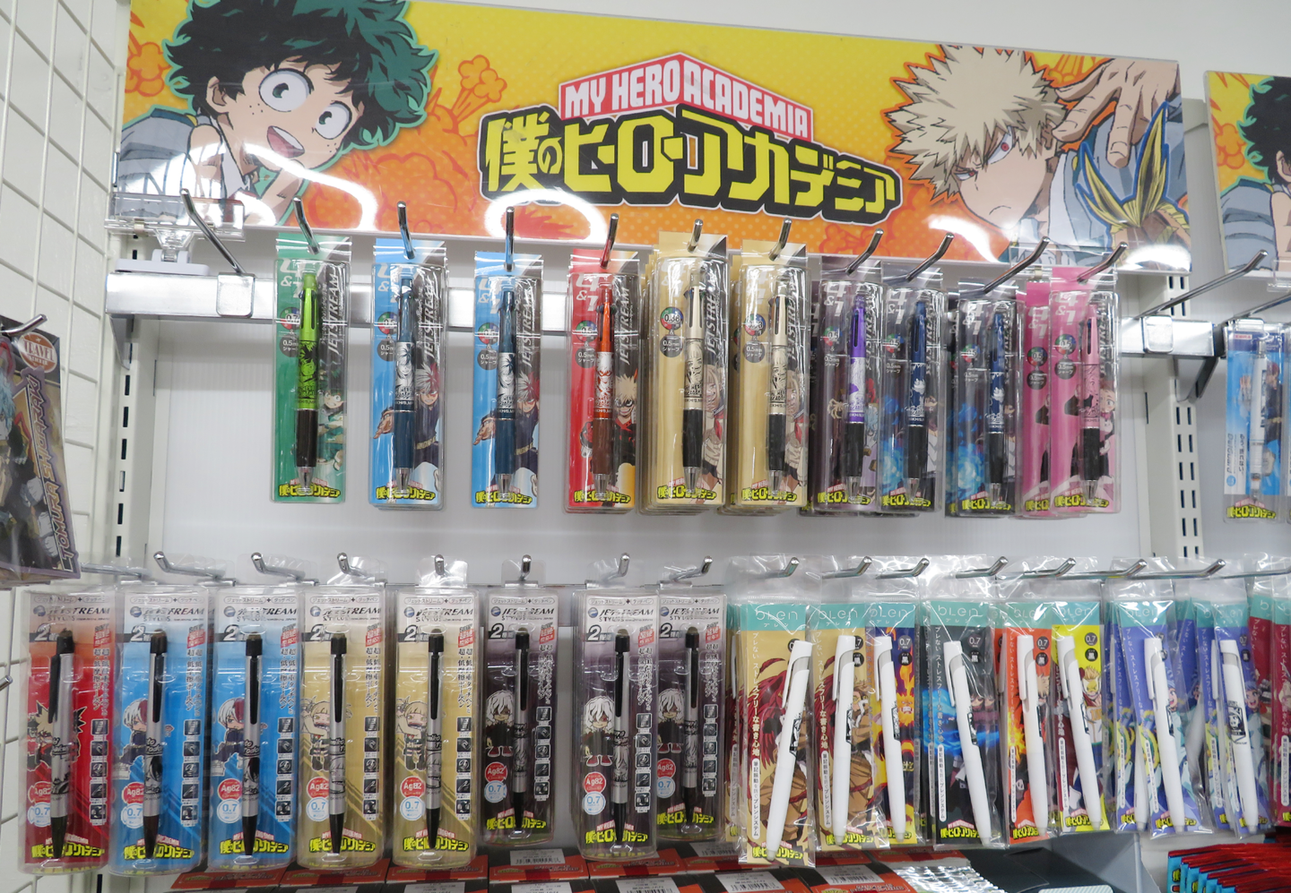 Interior view of Animate Akihabara store showcasing anime merchandise displays