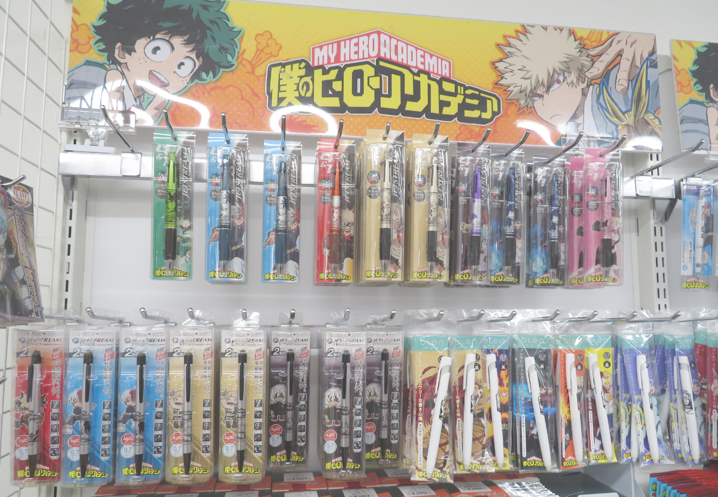 Interior view of Animate Akihabara store showcasing anime merchandise displays