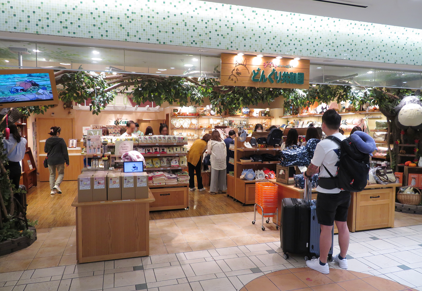 Exterior images of the DONGURI REPUBLIC, the official Studio Ghibli store in Tokyo