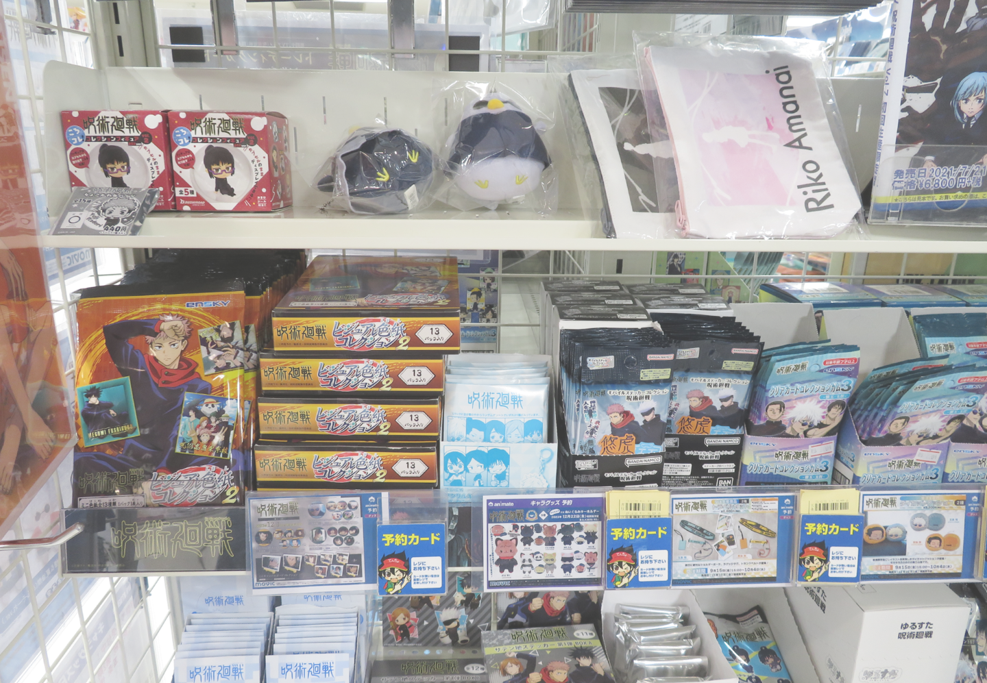 Interior of Animate Shinjuku store displaying anime merchandise and products