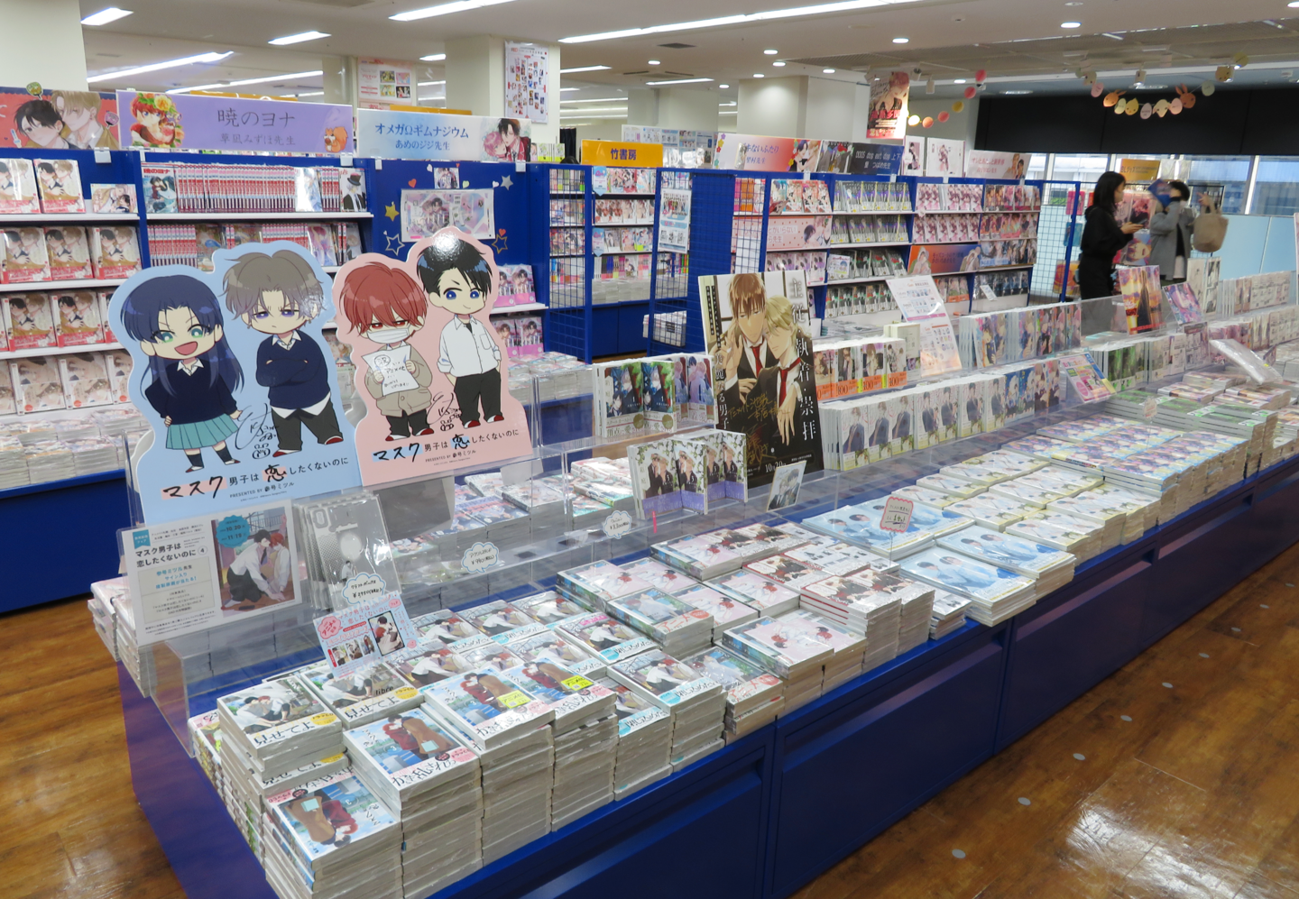 Interior of Animate Ikebukuro main store showcasing anime merchandise and displays