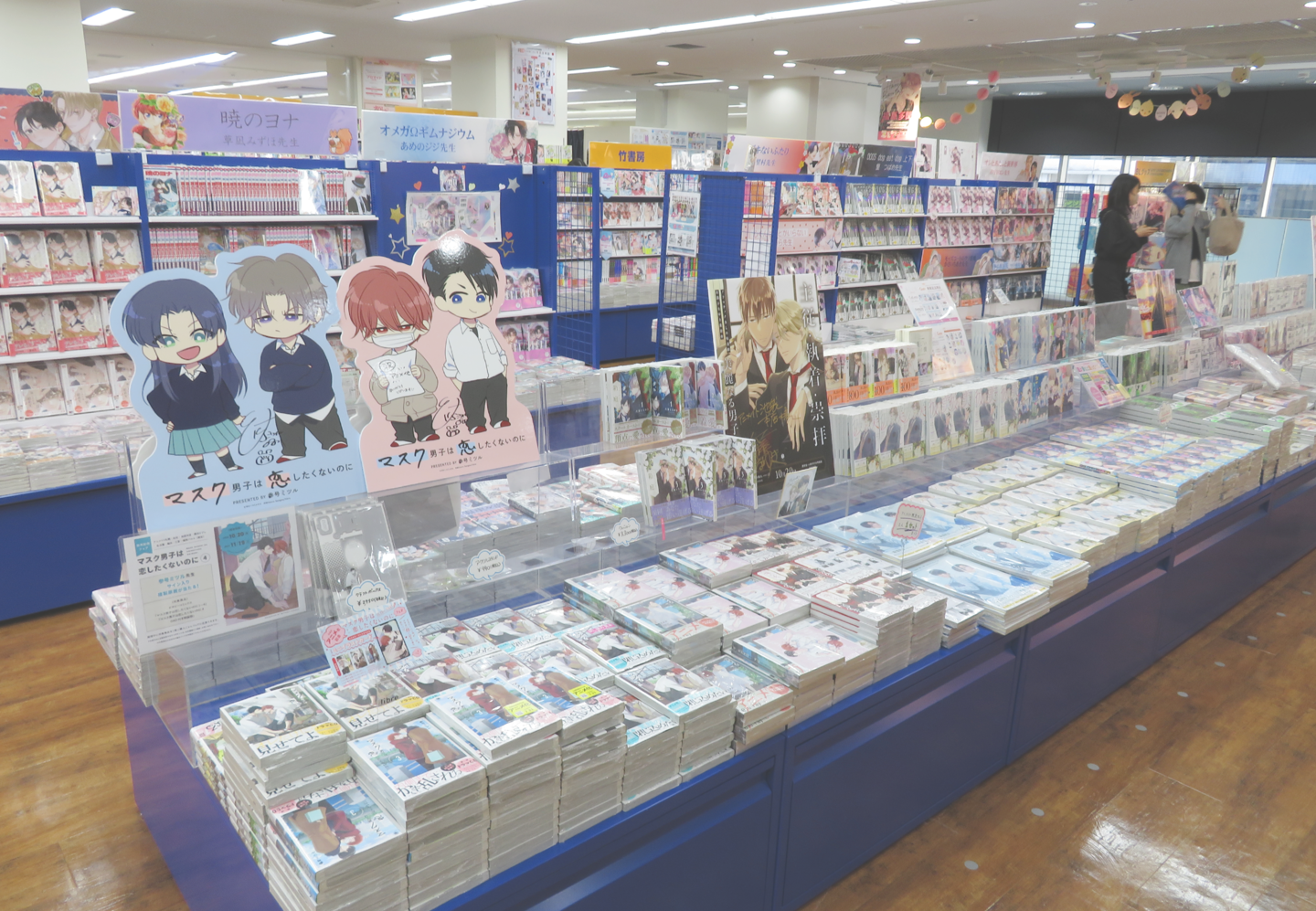 Interior of Animate Ikebukuro main store showcasing anime merchandise and displays
