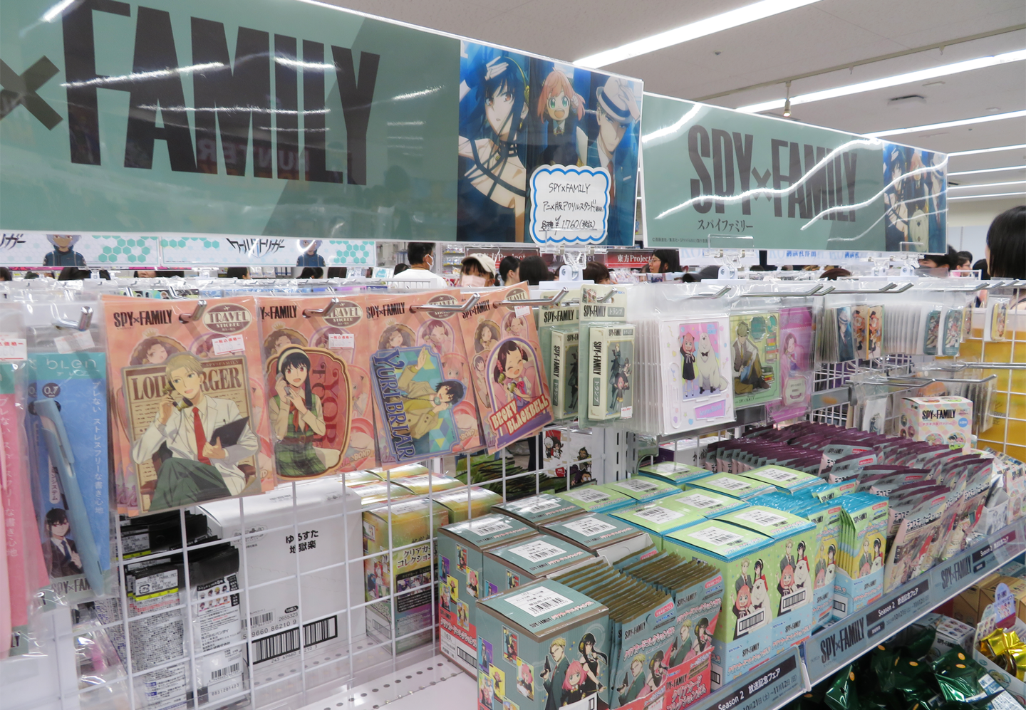 Interior of Animate Ikebukuro main store showcasing anime merchandise and displays