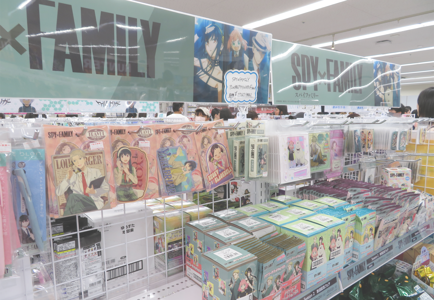 Interior of Animate Ikebukuro main store showcasing anime merchandise and displays