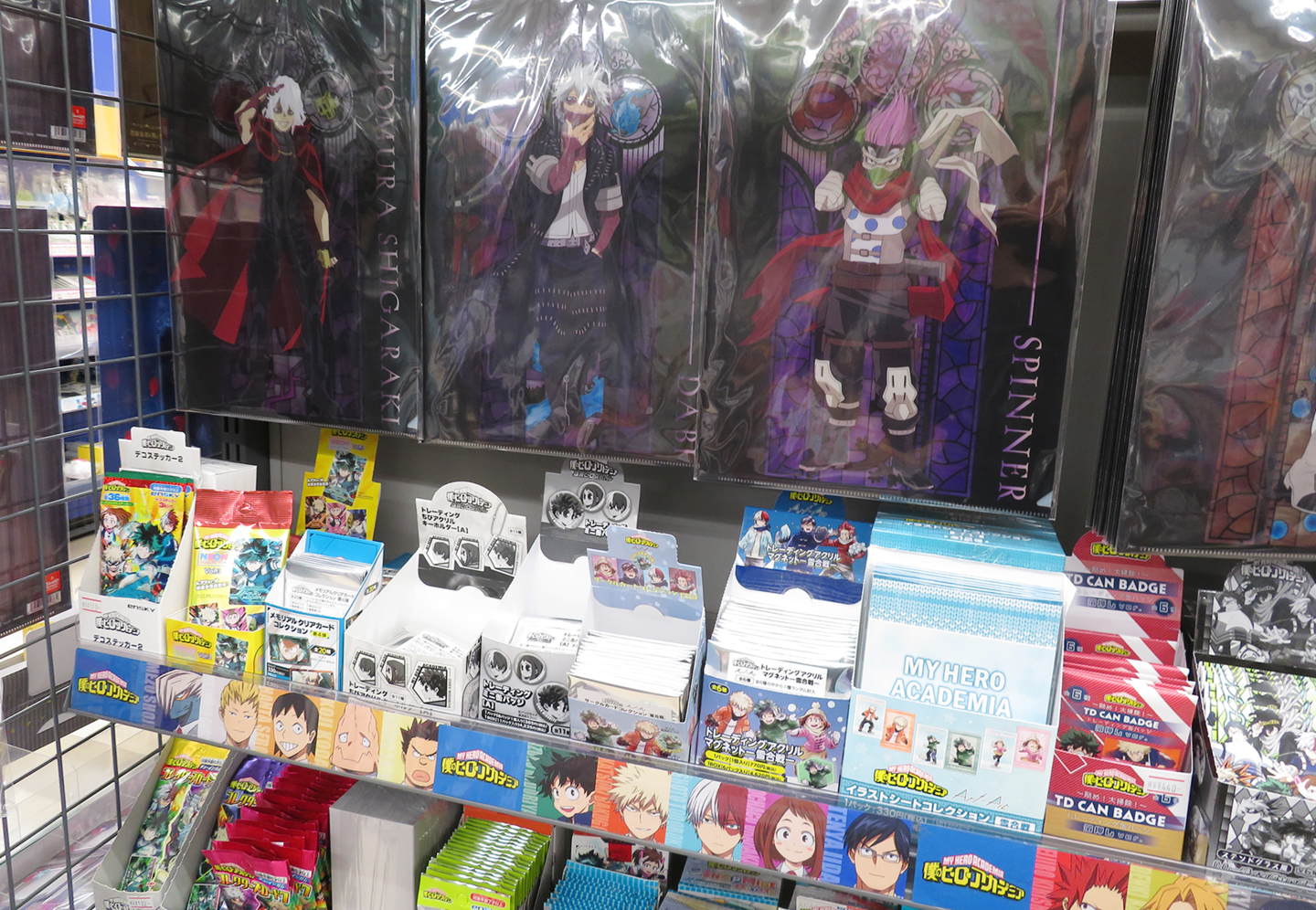 Interior of ANIMATE KAWASAKI store showcasing anime merchandise and displays