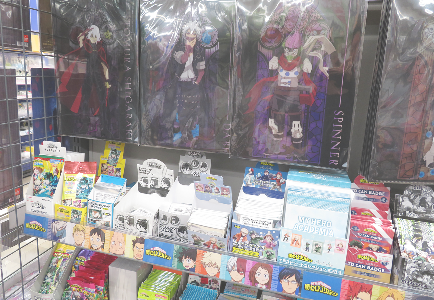 Interior of ANIMATE KAWASAKI store showcasing anime merchandise and displays